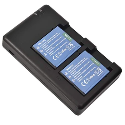 Abbildung von DSTE 2 Stück Ersatzakku Set NP BG1 Batterie + Dual Ladegerät USB kompatibel mit Sony DSC H10 H20 H30 H50 H55 H70 H90
