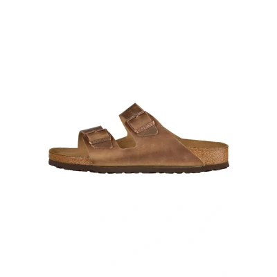 Abbildung von Birkenstock Pantoletten Arizona Narrow FIT Pantolette flach, Damen, Größe: 43, Brown Schuhe