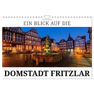 Abbildung von Ein Blick auf Fritzlar (Wandkalender 2025 DIN A4 quer), CALVENDO Monatskalender