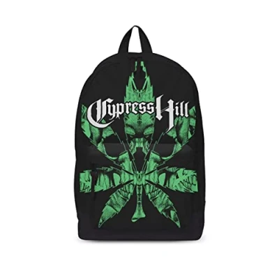 Abbildung von Rocksax Rucksack Cypress Hill Insane In The Brain Rucksack, 43 cm x 30 15 cm, offizielles Lizenzprodukt, Schwarz, Einheitsgröße, Casual