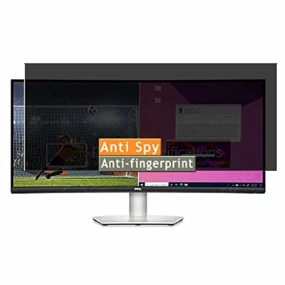 Abbildung von Vaxson Anti Spy Schutzfolie kompatibel mit Dell S3423DWC 34&quot; Monitor Display Folie Folien Displayschutzfolie （ Nicht Panzer Schutz Glas SchutzGlas PanzerGlas ）