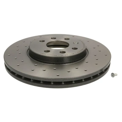 Abbildung von BREMBO XTRA LINE 09.9159.2X Bremsscheibe 280 25 4 gelocht/innenbel. beschichtet hochgekohlt mit Schrauben OPEL: Astra H Schrägheck, Caravan