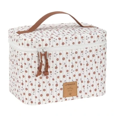 Abbildung von LÄSSIG Wickeltasche Flowers White, Wickeltisch Organizer, PETA approved vegan
