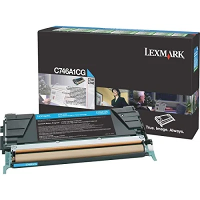 Abbildung von Lexmark C746A1CG Cyan Toner