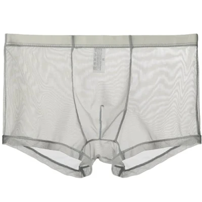 Abbildung von lclvld Herren Sexy Boxershorts Hosen Sheer Durchsichtig Unterhose Dessous Transparente