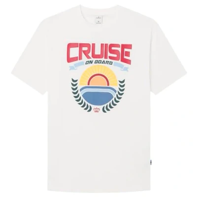 Abbildung von SPRINGFIELD Herren Reconsider S/S Color Block T Shirt, IVORY, M