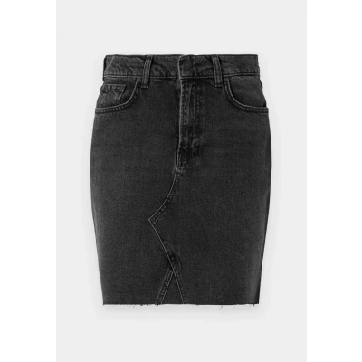 Abbildung von LTB Jeans Serissa Jeansrock in Grau hergestellt aus Baumwollmischung, Größe L