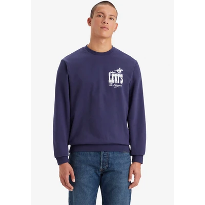 Abbildung von Levi&#039;s Standard Graphic CREW Sweatshirt, Herren, Größe: Medium, Naval academy