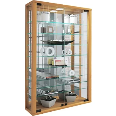 Abbildung von Wandvitrine &quot;Vitrosa Mini&quot; mit Spiegel Buche