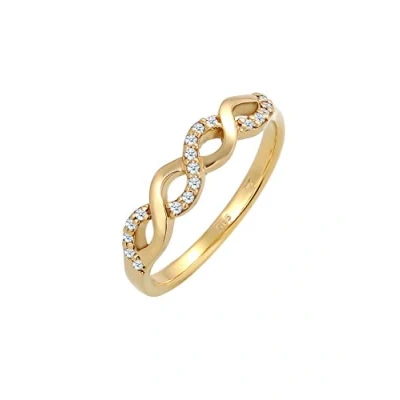 Abbildung von DIAMORE Ring Damen Infinity mit Diamant (0.09 ct.) Liebe in 585 Gelbgold