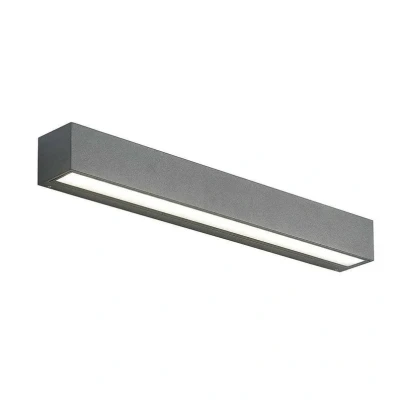 Abbildung von Arcchio LED Wandlampe Lengo, 50 cm, anthrazit, 1 flg., CCT