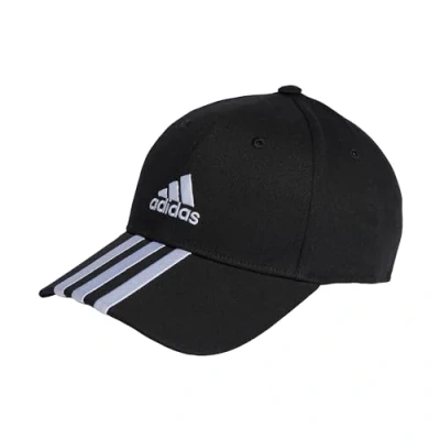 Abbildung von adidas Sportswear 3 Stripes Twill Baseball Cap, Größe: M/L, Black white