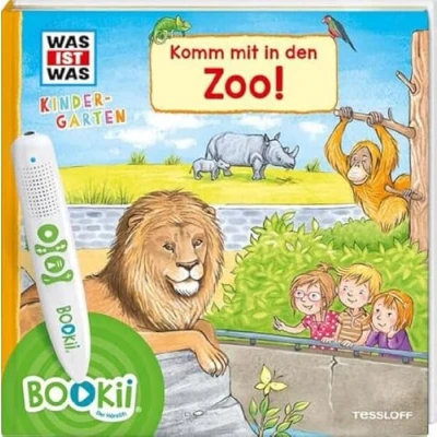 Abbildung von BOOKii® WAS IST Kindergarten Komm mit in den Zoo: Antippen, Spielen, Lernen (BOOKii / Lernen)