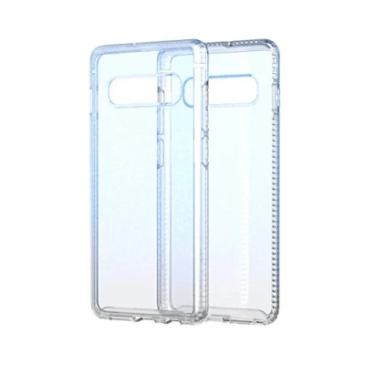 Abbildung von Tech21 Pure Shimmer Dünne Schutzhülle für Samsung Galaxy S10+, Blau