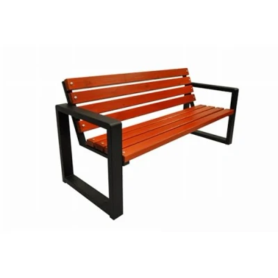 Abbildung von Primario Grande Gartenbank, Parkbank Gartenmöbel, Outdoor Bank mit 350kg Tragfähigkeit Sitzbank Holz Wetterfeste (Grande, Mahagoni, 150cm Sitzlänge, CE)