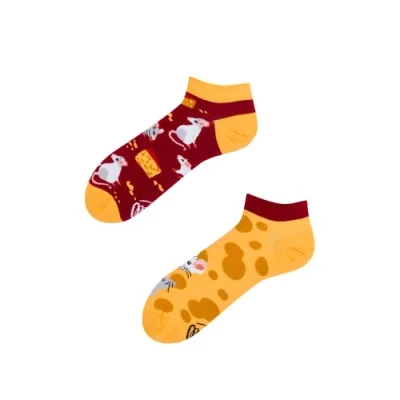 Abbildung von Many Mornings Sneakersocken Sneaker Mouse and Cheese (1 Paar, 1 Paar)
