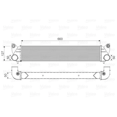 Abbildung von VALEO 818348 Ladeluftkühler ohne AGR Ventil SUZUKI: SX4 I Schrägheck