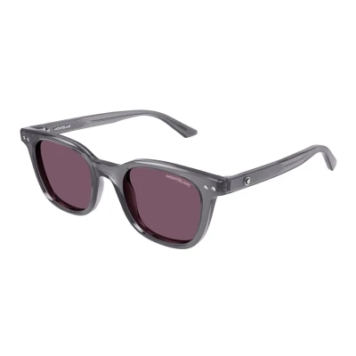 Abbildung von Mont Blanc Sonnenbrille, Herren, Größe: One Size, Grey/violet