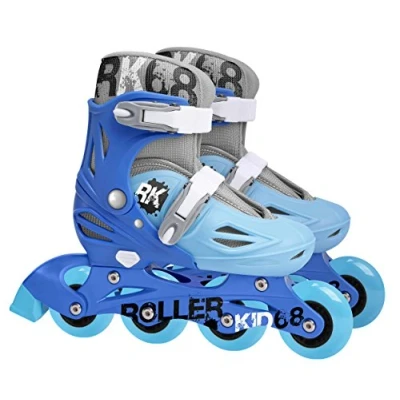 Abbildung von Kinder Skates mit 3 Rollen Skids Control EU 30 33 Blau
