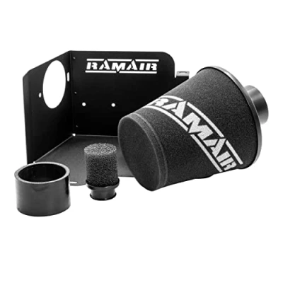Abbildung von Ramair Filter JSK 103 Ansaugkit mit vollem Lufteinlass und Hitzeschild