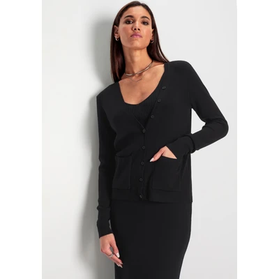 Abbildung von HECHTER PARIS Strickjacke, mit Knopfleiste NEUE KOLLEKTION