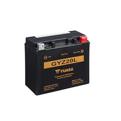 Abbildung von Motorradbatterie YUASA GYZ20L // 12V 20Ah