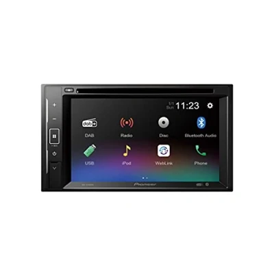 Abbildung von Pioneer AVH A240DAB AN 2 DIN Multimedia Player, 6,2 Zoll ClearType Touchscreen, Smartphone Anbindung, USB, DAB/DAB+ Digitalradio, Bluetooth, 13 Band Grafikequalizer, inklusive DAB Antenne