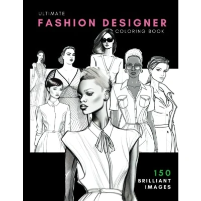 Abbildung von fashion Designer coloring book The Ultimate Colouring Book: for lovers