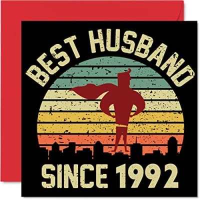 Abbildung von 32. Karte Hochzeitstag Jahrestag für Ehemann Bester Alles Gute zum Hochzeits Jubiläum Karten den Partner, 145mm Grußkarten Zweiunddreißigster Jahrestage