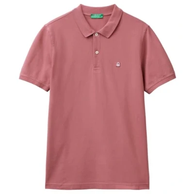 Abbildung von United Colors of Benetton SLIM FIT Poloshirt, Herren, Größe: Large, Violet