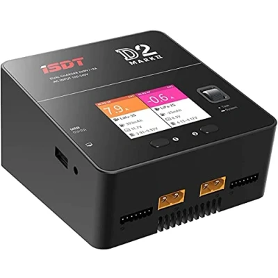 Abbildung von ISDT D2 Mark 2 200W 12A Netzteil Lipo Akku Batterie Balance Ladegerät Entlader AC DC Dual für Rc Modelle 1 6S Li ion Life NiCd NiMH LiHV PB