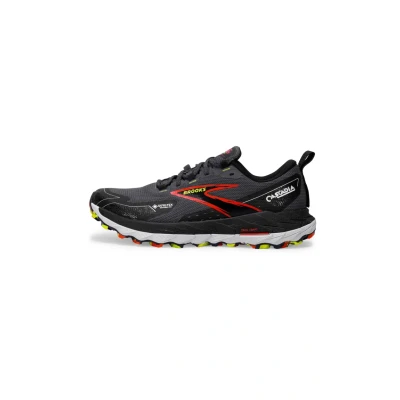 Abbildung von Brooks Cascadia 18 GTX Laufschuh Trail, Herren, Größe: 40.5, Blackened pearl black tomato Schuhe