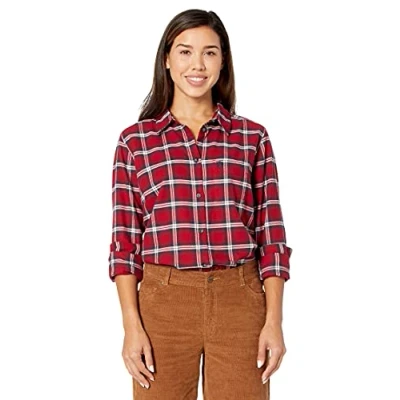 Abbildung von Fjällräven ÖVIK Langarm Hemdbluse, Damen, Größe: Medium, Wine