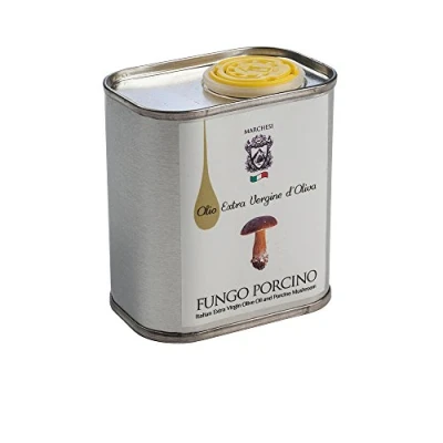 Abbildung von Italienisches Olivenöl mit Steinpilzen aromatisiert / Fungo Porcino Olio Extra Vergine d Oliva