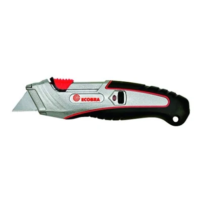 Abbildung von Ecobra Profi Sicherheits Cutter Metall silber/schwarz