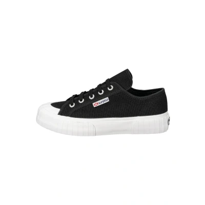Abbildung von Superga 2630 Sneaker low blackfwhite, Damen, Größe: 41, Black fwhite Schuhe