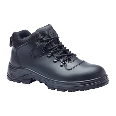 Abbildung von Blackrock Oakland Wasserfeste Sicherheitsstiefel mit antistatischem Schutz, schwarze Leder Hiker Stahlkappe und Schutz Zwischensohle aus Stahl, Knöchelunterstützung, leichter