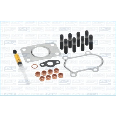 Abbildung von AJUSA JTC11302 Montagesatz, Lader with studs, syringe oil mit Dichtungen Montageanleitung FIAT: Ducato III Bus, Kastenwagen