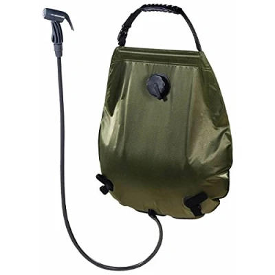 Abbildung von MFH Solardusche Solar Dusche, &quot;Deluxe&quot;, 20 l, oliv, mit Transportbeutel, bis zu 50, Thermometer, Campingdusche