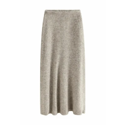 Abbildung von Next Coord SOFT Touch Column Regular FIT Maxirock, Damen, Größe: SxR, Neutral brown mole
