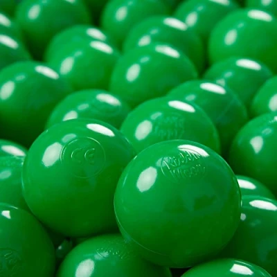 Abbildung von KiddyMoon 700 ∅ 7Cm Kinder Bälle Spielbälle Für Bällebad Baby Einfarbige Plastikbälle Made In EU, Grün