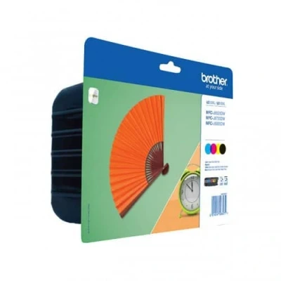 Abbildung von Value pack! Brother LC129XL/LC125XL BK C M Y tintenpatrone 6.000 seiten LC129XLVALBPDR original
