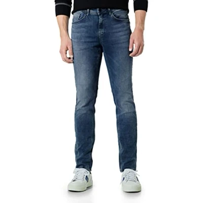 Abbildung von Street One MEN Jeans Straight Leg, Herren, Größe: W30xL32, Blau