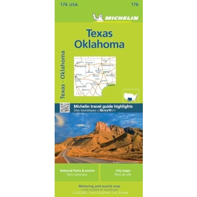 Abbildung von Michelin Texas, Oklahoma Map (Michelin USA, Band 176)
