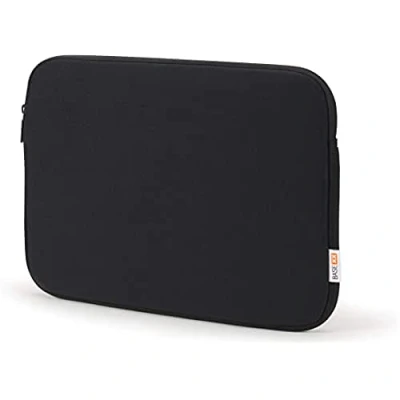 Abbildung von base xx Laptop Sleeve 13 Zoll 13.3 Notebookhülle Wasserabweisende Notebooktasche mit Metallreißverschluß, stoßfeste Polsterung, Jersey Stoff, schwarz