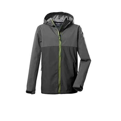 Abbildung von Killtec Jungen Softshelljacke/Outdoorjacke mit Kapuze KOS 219 BYS SFTSHLL JCKT; anthrazit, 128, 39118 000