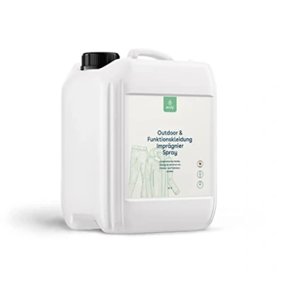 Abbildung von Textil Imprägnierspray Imprägnierung. Imprägniermittel. Wetterschutz. PFC frei