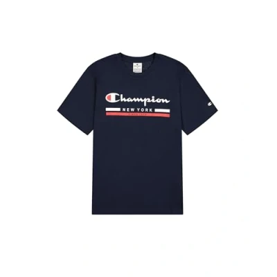 Abbildung von Champion Herren Legacy Graphic Shop Authentic (220249) Crewneck T Shirt, Blau (BS501), XS