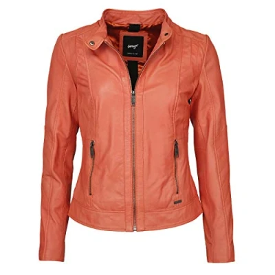 Abbildung von Maze Marcie Lederjacke, Damen, Größe: Small, Orange