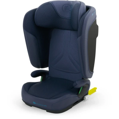 Abbildung von Kinderkraft UNITY2 I size Kindersitz 100 150 cm, Kinderautositz mit Isofix bis 12 Jahren, Sicherheitssystemen, leicht zu reinigen, atmungsaktives Material des Bezugs, Dunkelblau